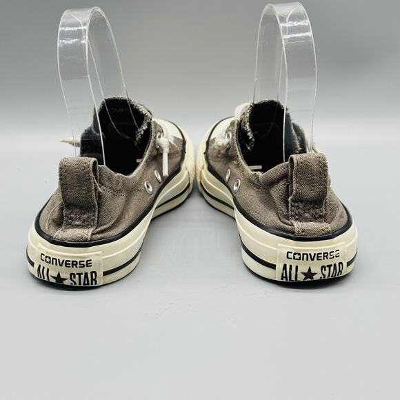 Converse Chuck Taylor All Star Shoreline Shoes Womens 5 Gray Low Slip On Canvas - Picture 8 of 12